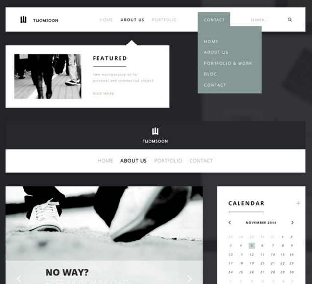 20+ Best Free Web UI Kits For Web / Mobile Designers 2015 365 Web