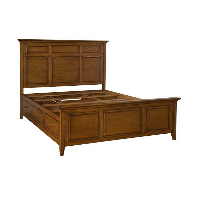 Hudson Bay Panel Bed with Storage