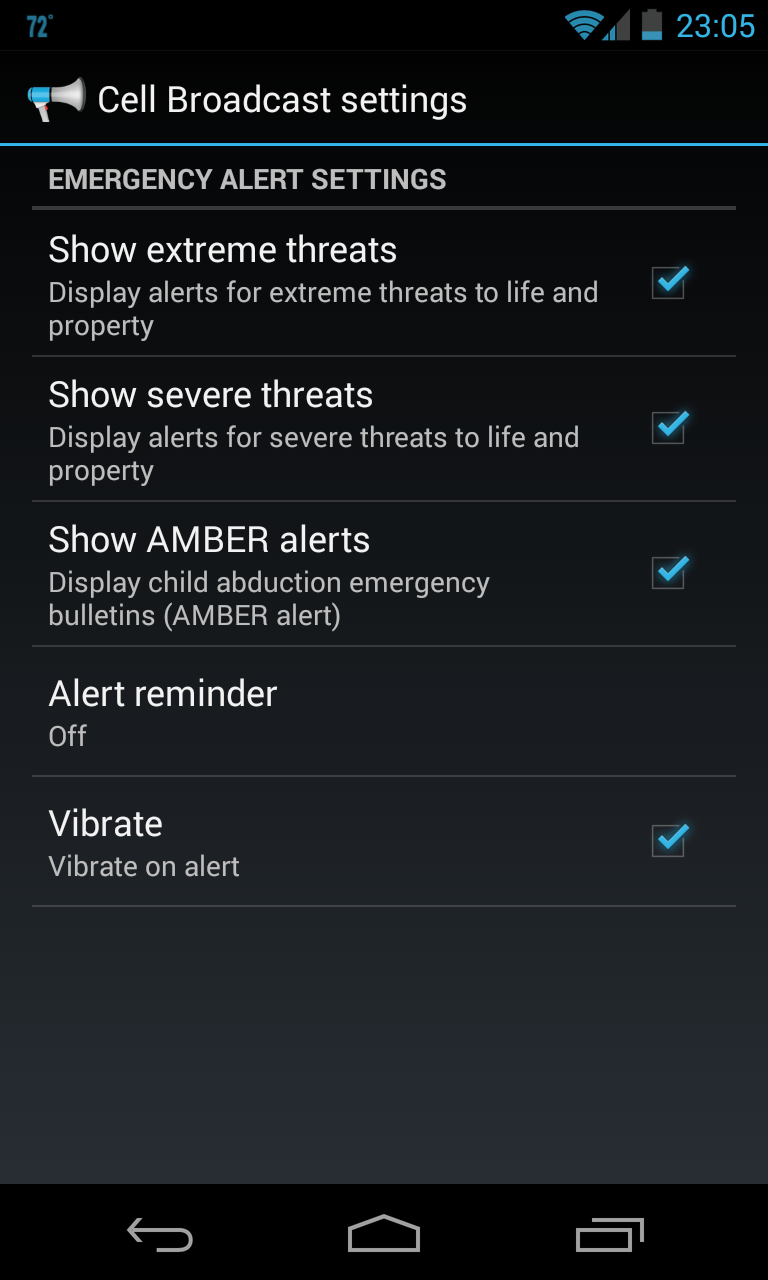 Amber Alert on Android and iPhone 37prime