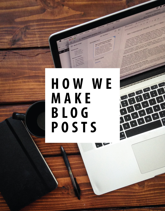 How we make blog posts 3816 Creative  Design & Marketing