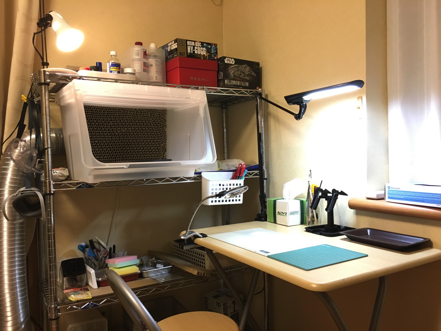 塗装ブースを作ろう その6：完成！