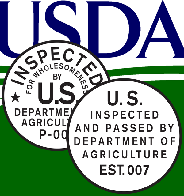 USDA Meat and Poultry Inspection Marks, Icons, Labels FREE Vector