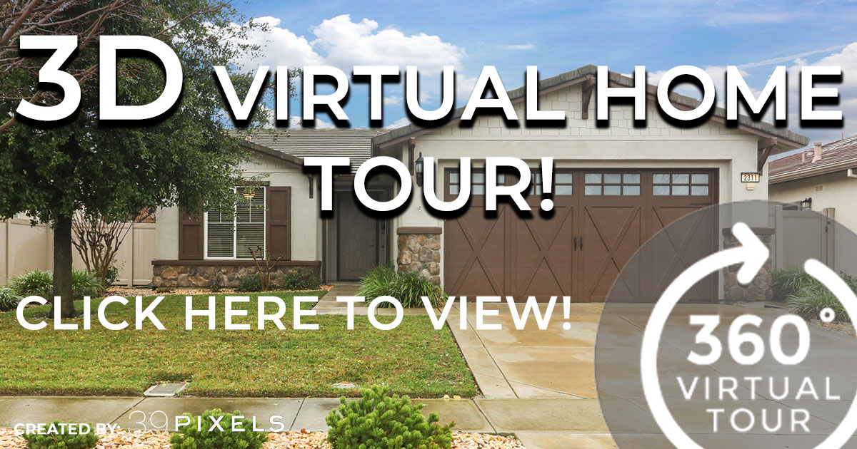 3D Virtual Tour of 2311 Belle Glade Lane Manteca, CA!