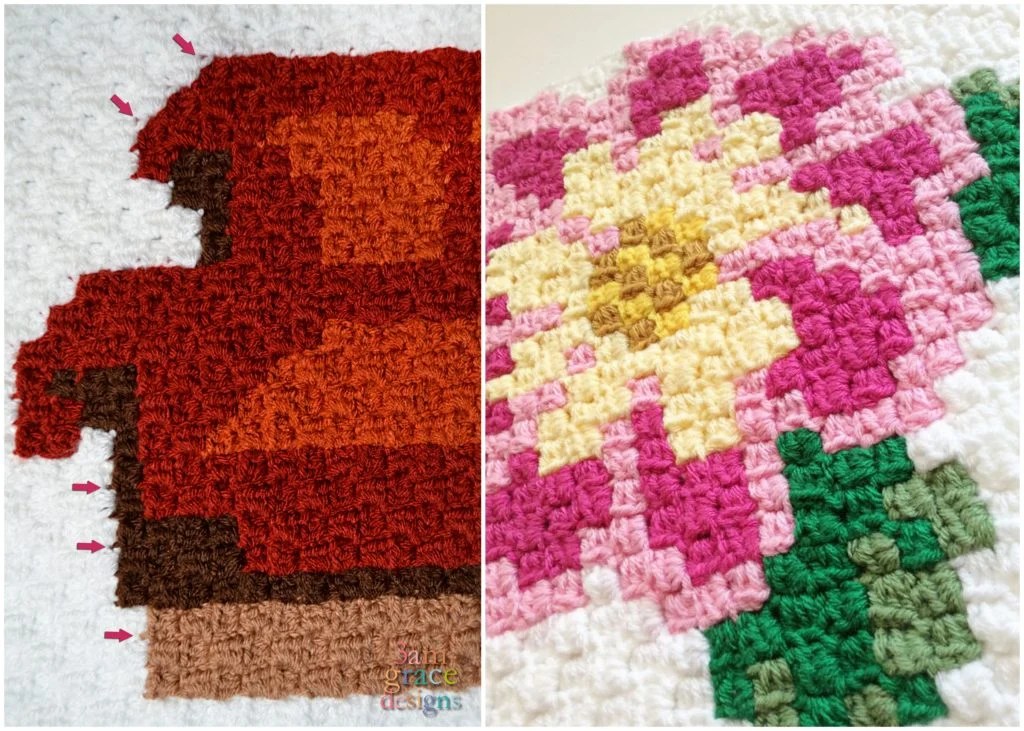 How To Color Changes for C2C 3amgracedesigns