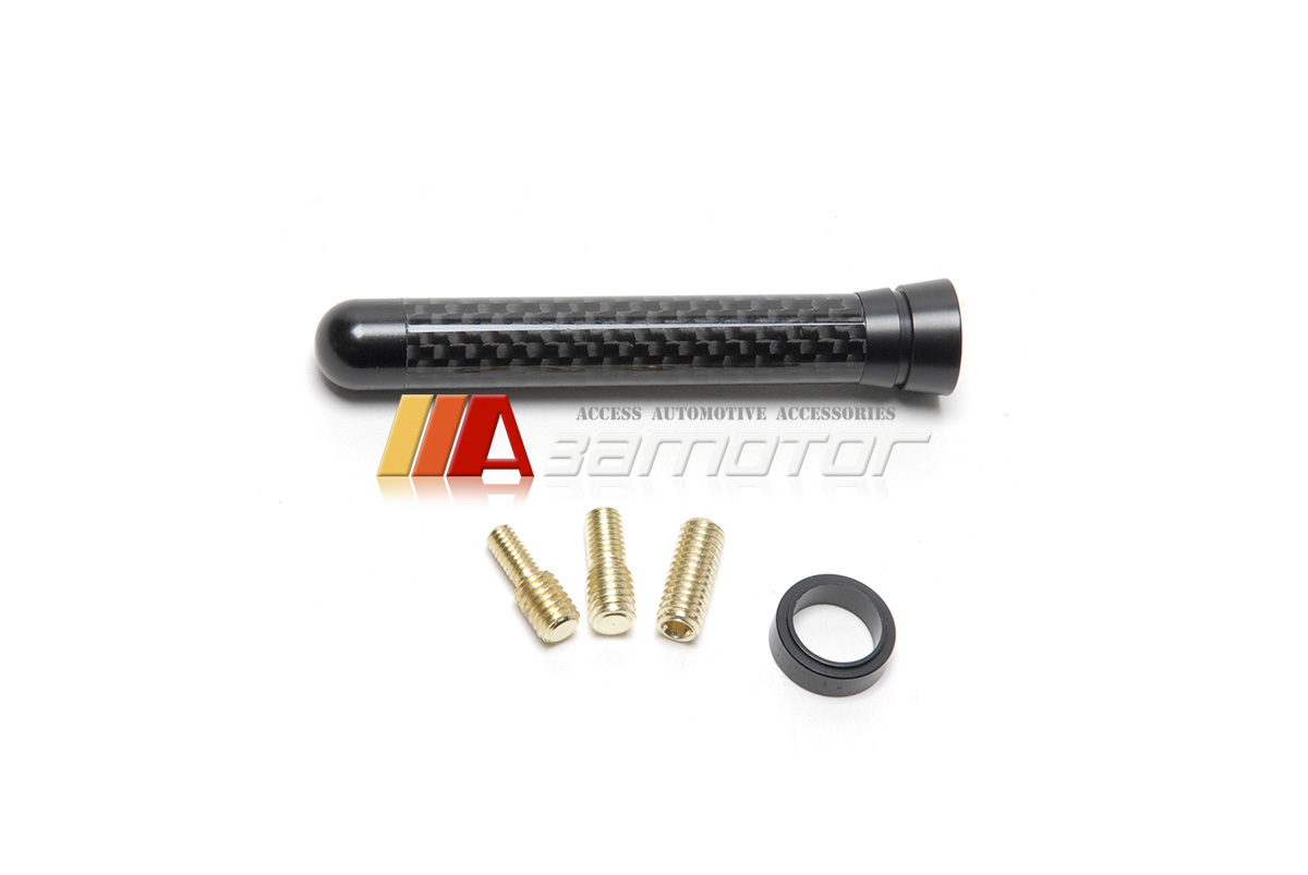 Car & Truck Antennas MITSUBISHI LANCER EVO 8 VIII BLACK CARBON FIBER