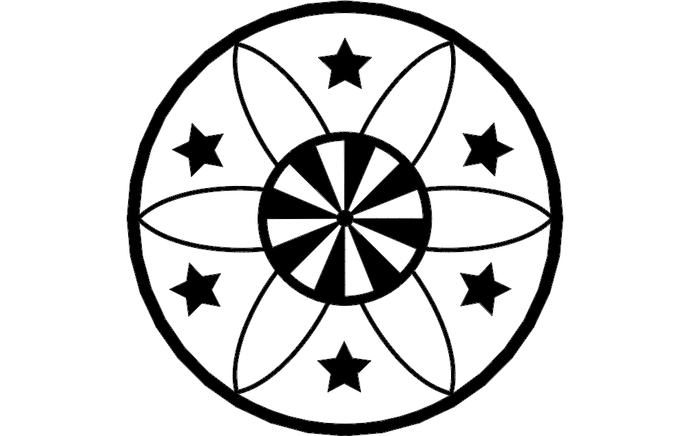 Clock Face 10 dxf File Free Download 3axis.co