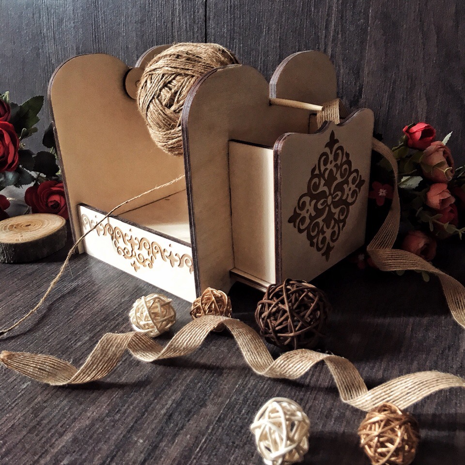 Laser Cut Yarn Holder Yarn Organizer Yarn Caddy Free Vector cdr Download 3axis.co