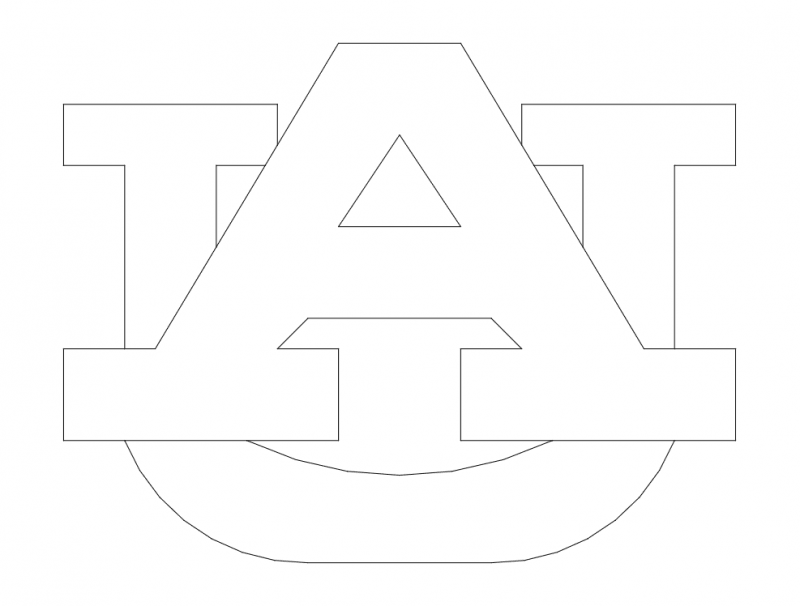 Auburn Logo dxf File Free Download 3axis.co