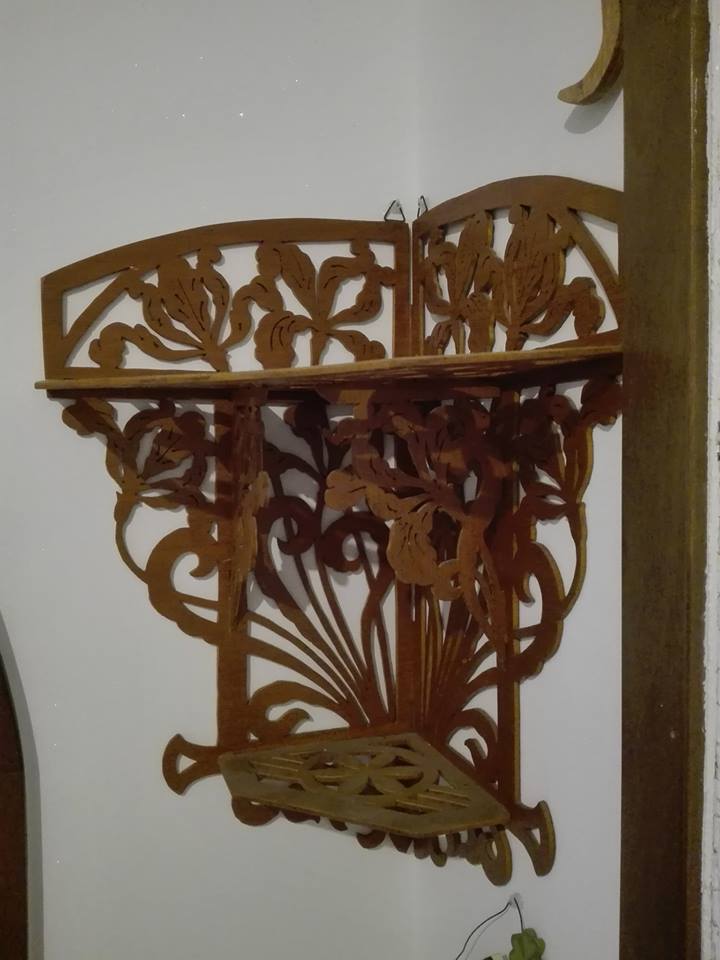 Corner Shelf Scroll Saw Pattern PDF File Free Download 3axis.co