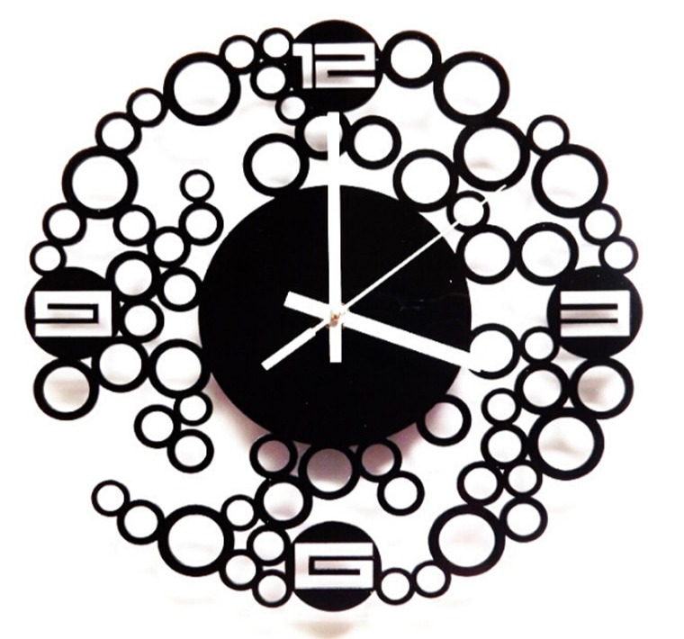 Laser Cut Contemporary Wall Clock Free Vector cdr Download 3axis.co