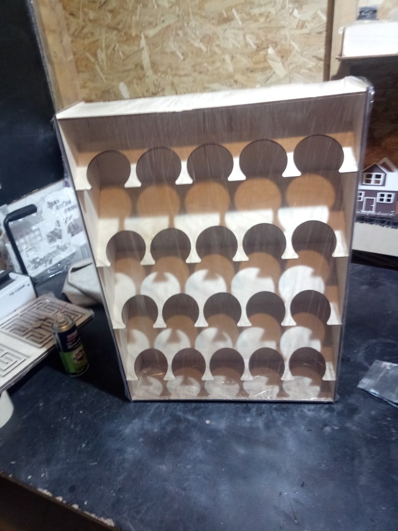 Laser Cut Spray Can Storage Rack Free Vector cdr Download 3axis.co