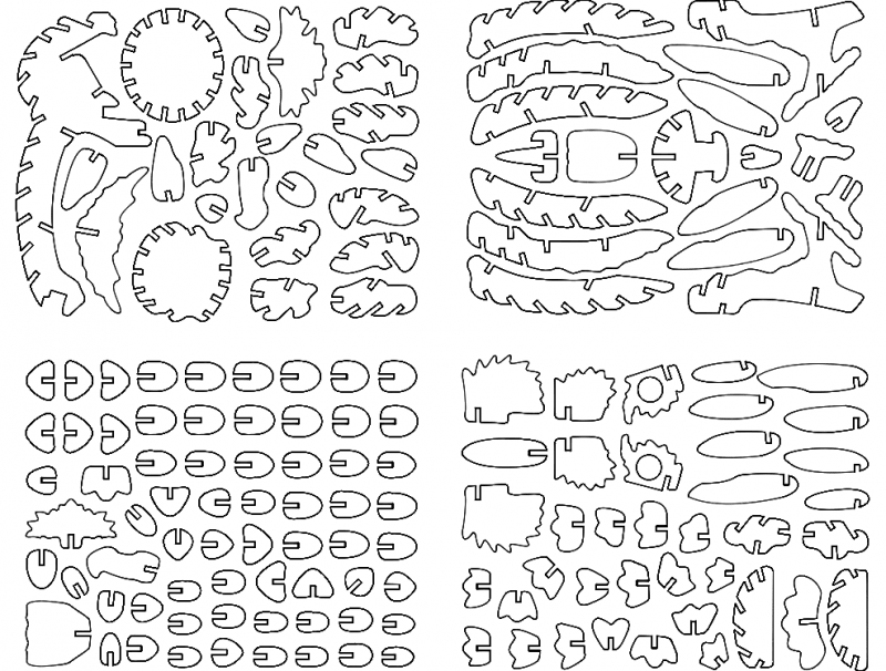 Buho 3D Puzzle dxf File Free Download 3axis.co