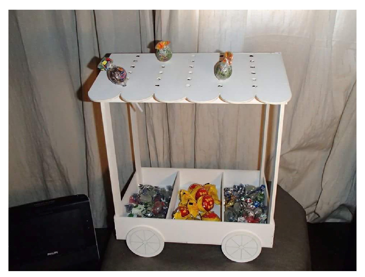 Candy Cart Laser Cut Plans PDF File Free Download 3axis.co