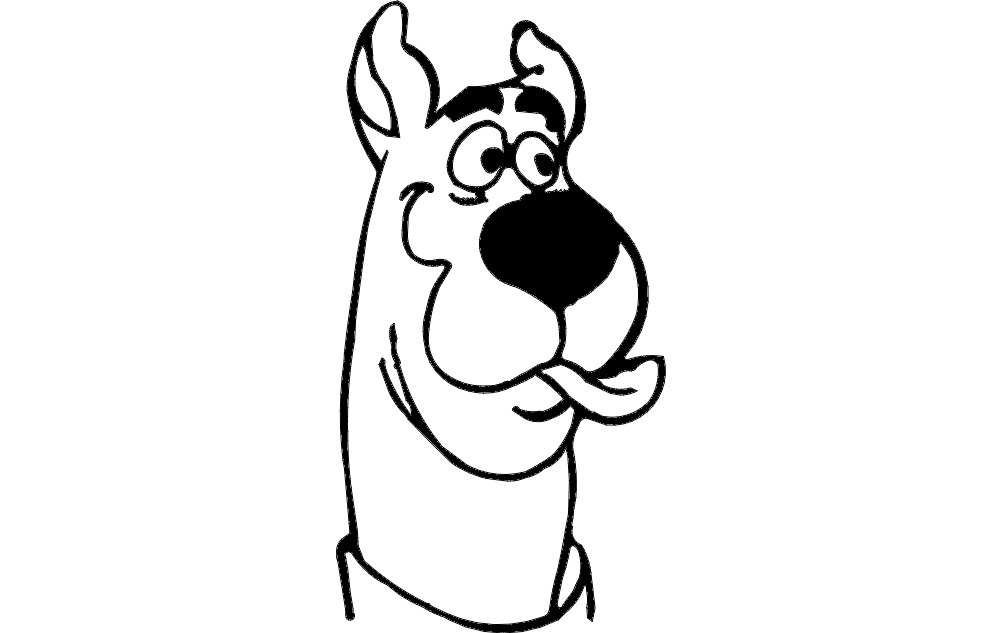 Scooby Doo Stencil Free Printable Scooby Doo Coloring Pages For Kids