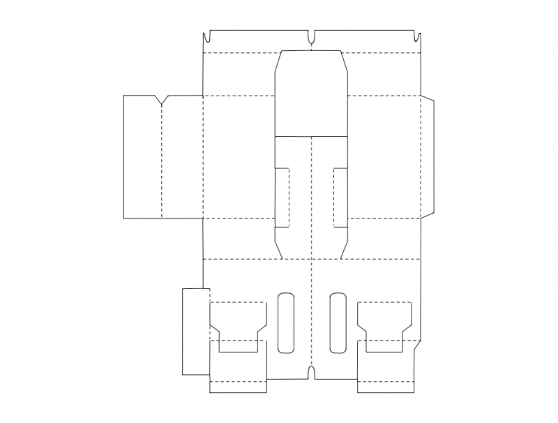 Cardboard Box Template dxf File Free Download 3axis.co