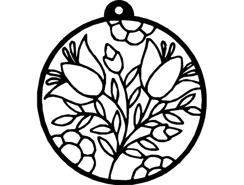 Flowers dxf File Free Download 3Axis.co