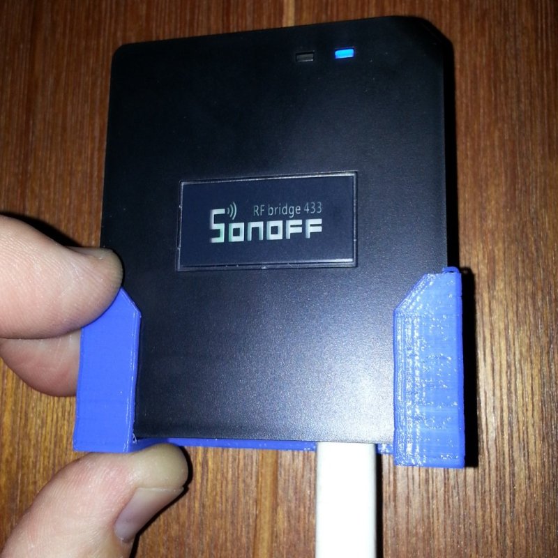 Sonoff RF Bridge Holder 3D Printer Model Download Free STL File 3axis.co