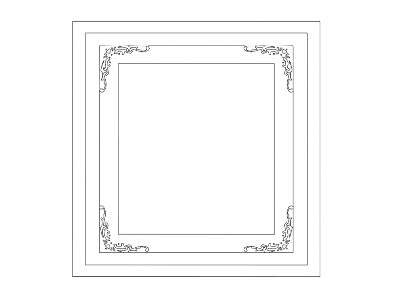 Frame dxf File Free Download 3axis.co