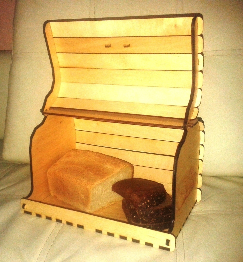 Laser Cut Bread Box Bread Basket With Lid Bread Bin Bread Storage Free