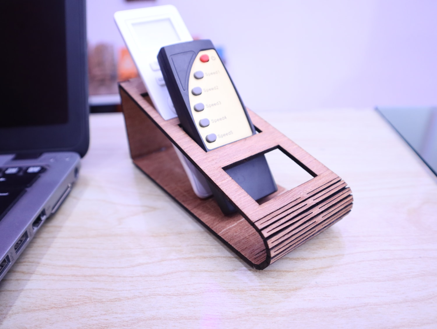 Laser Cut Remote Control Stand Remote Holder 3mm SVG DXF CDR AI PDF