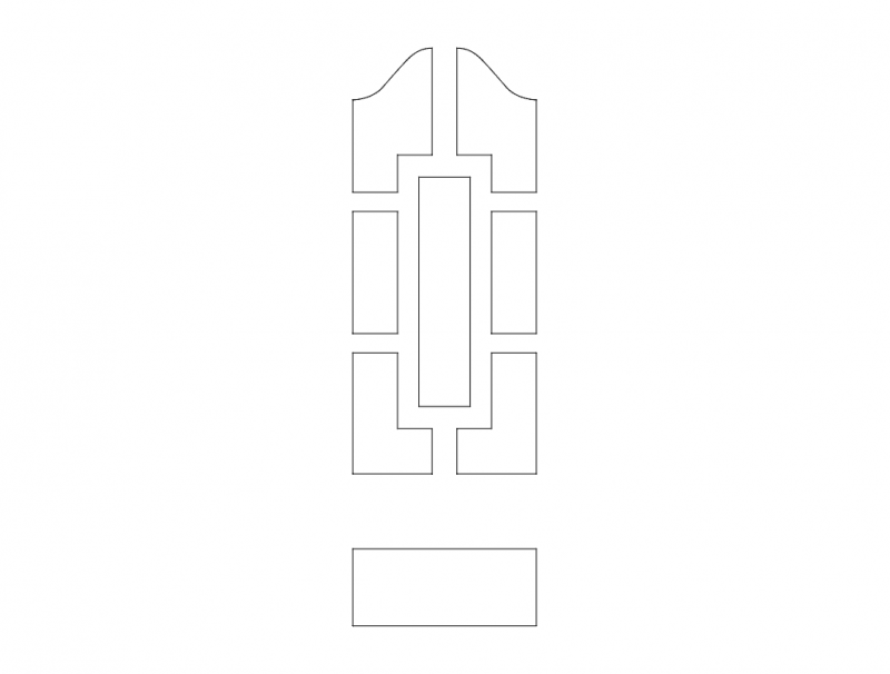 Mdf Door Design 4 dxf File Free Download 3axis.co
