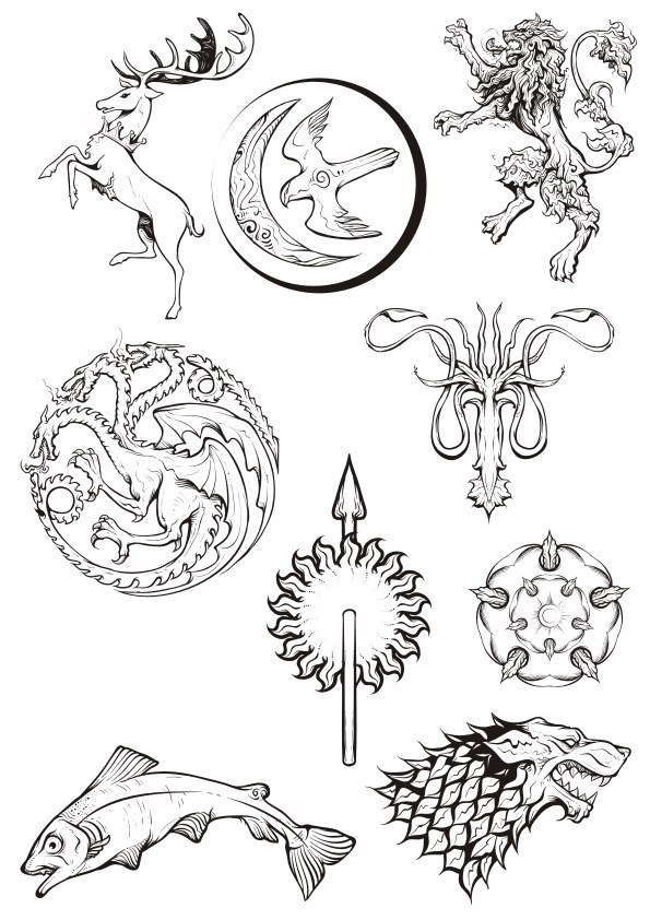 Game Of Thrones Free Vector cdr Download 3axis.co