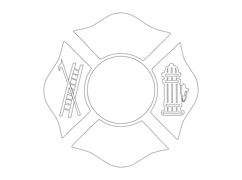 Fd Maltese Cross dxf File Free Download 3axis.co