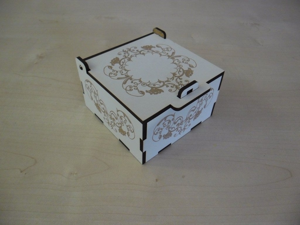 Laser Cut Jewelry Box 3mm Laminated MDF Free Vector cdr Download 3axis.co