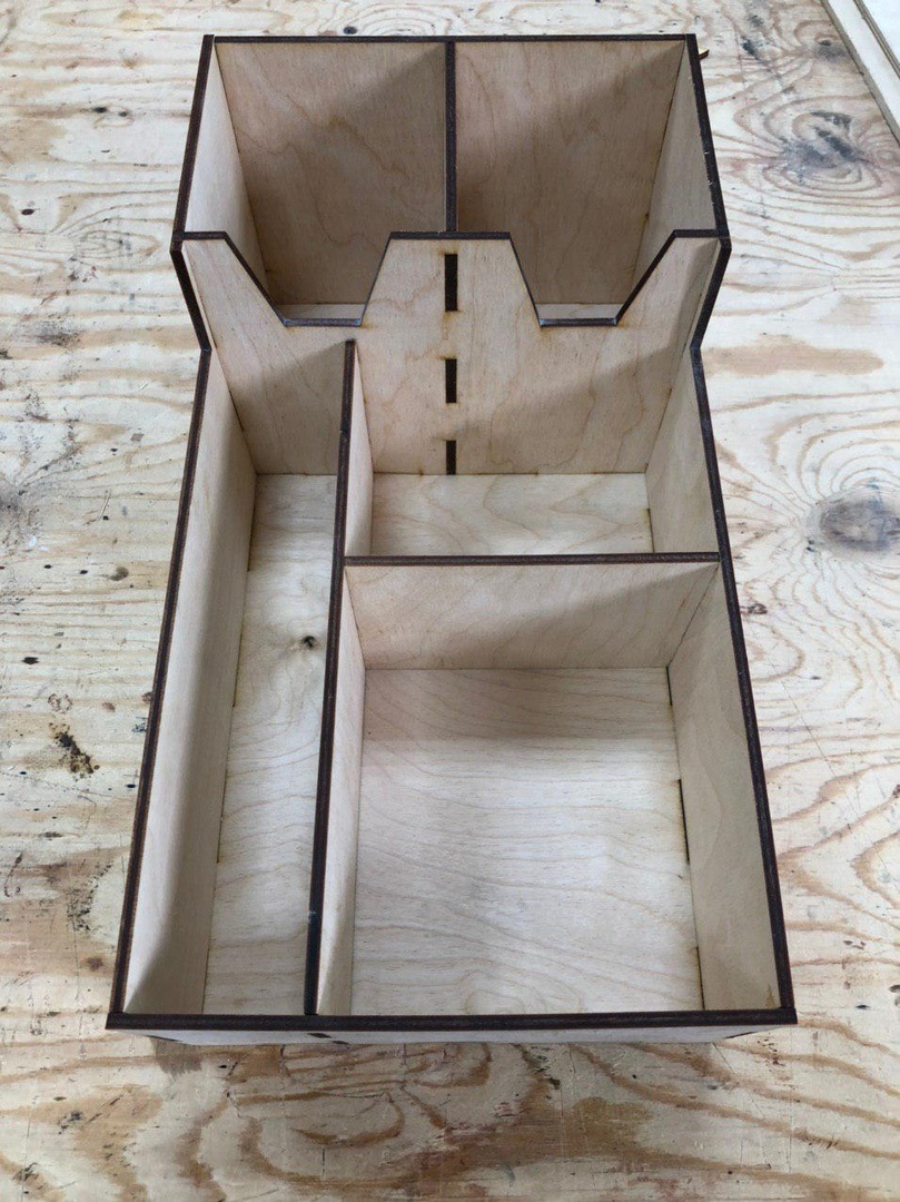 Laser Cut Coffee Tea Paper Cup Holder Storage Box Free Vector cdr