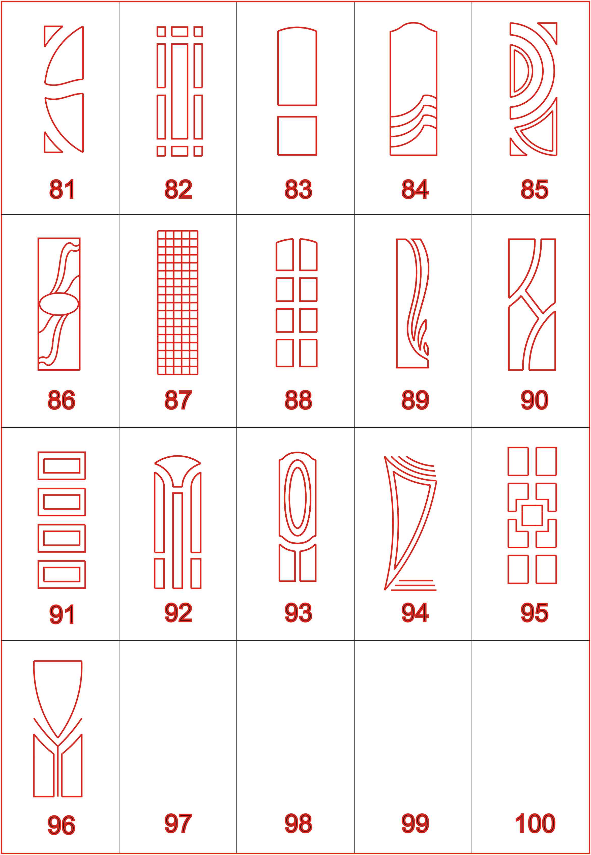 Stylish CNC Cutting Door Designs Free Vector cdr Download 3axis.co