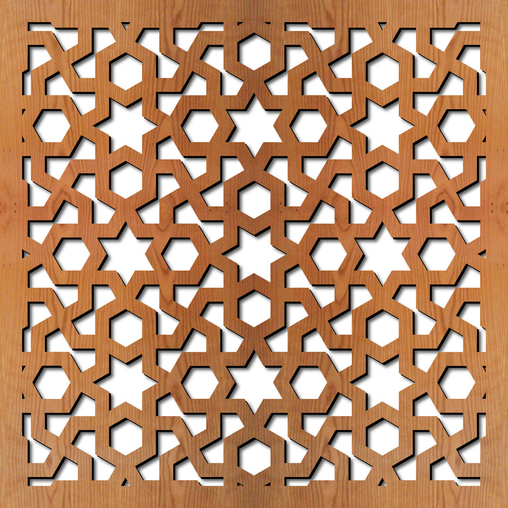 Arabic Geometric Laser Cut Pattern dxf File Free Download 3axis.co