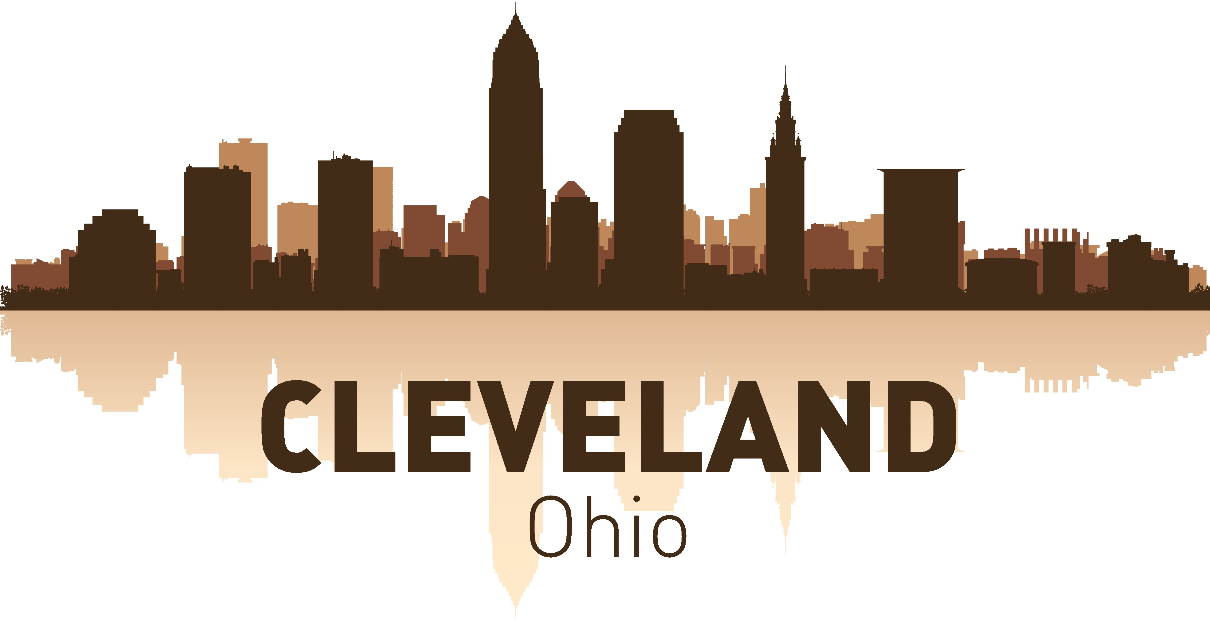 Cleveland Skyline Free Vector cdr Download 3axis.co