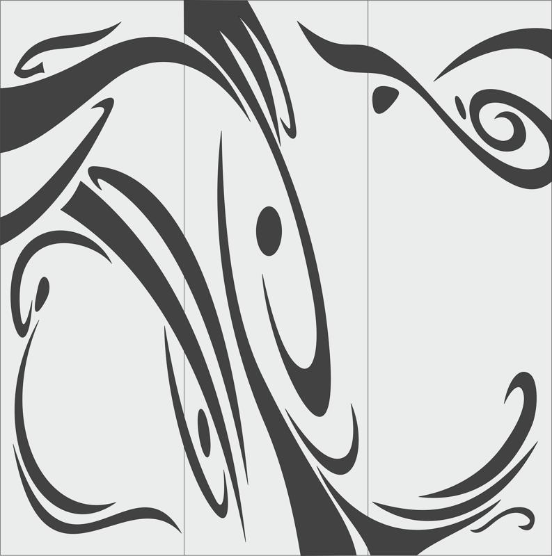 Abstract Glass Etching Sandblasting Patterns Free Vector cdr Download