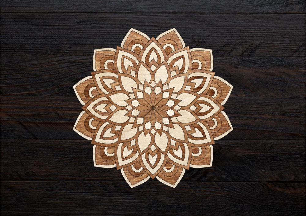 Laser Cut Layered Mandala Free Vector cdr Download 3axis.co