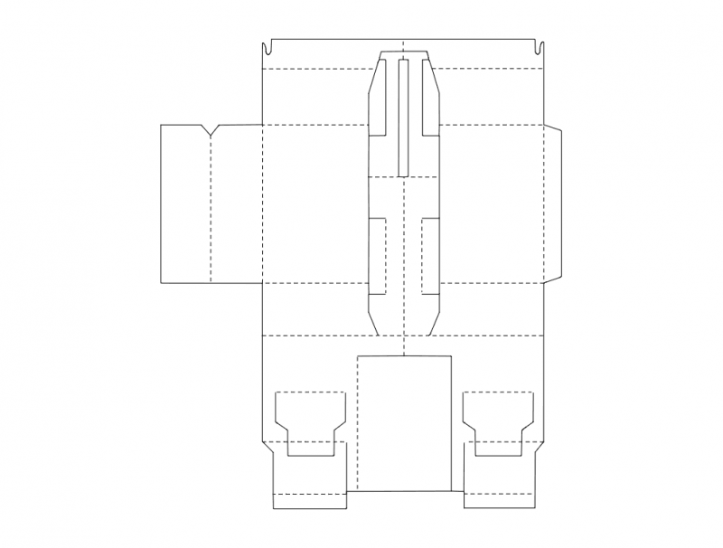 Box Template dxf File Free Download 3axis.co