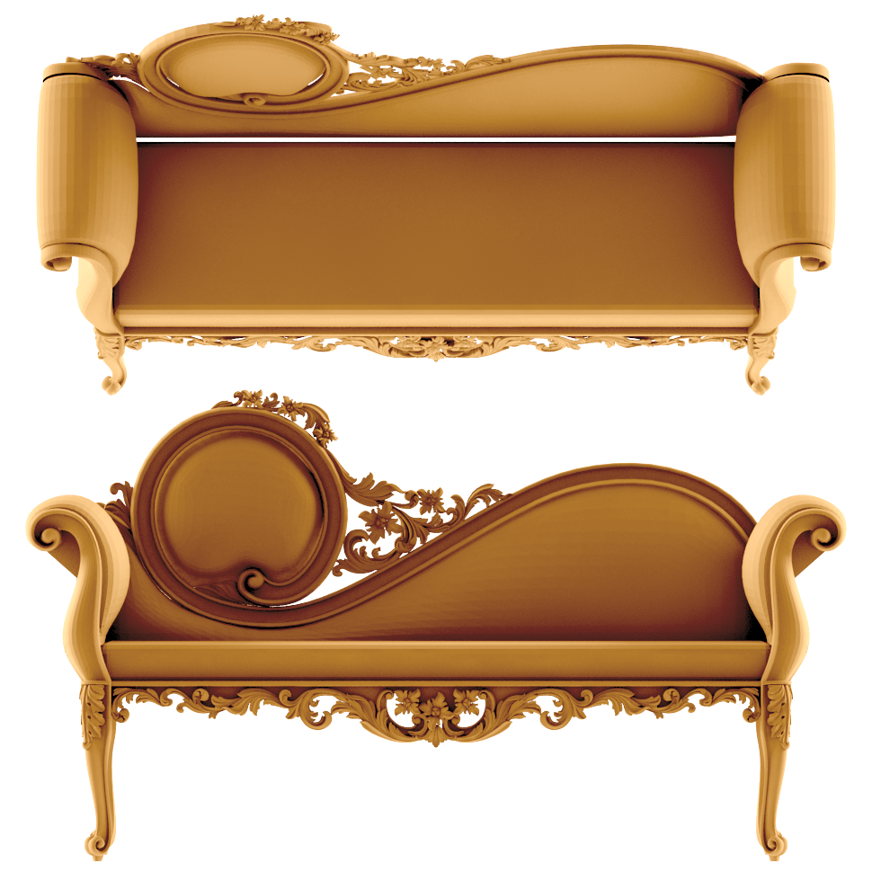 3D STL Model Sofa Furniture stl File Free Download 3axis.co