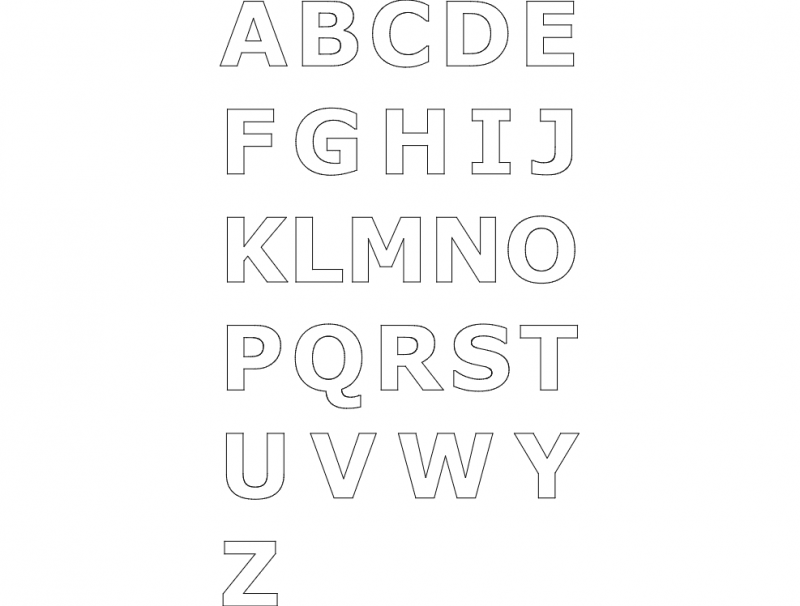 autocad letters dwg free download madonnaledbetter