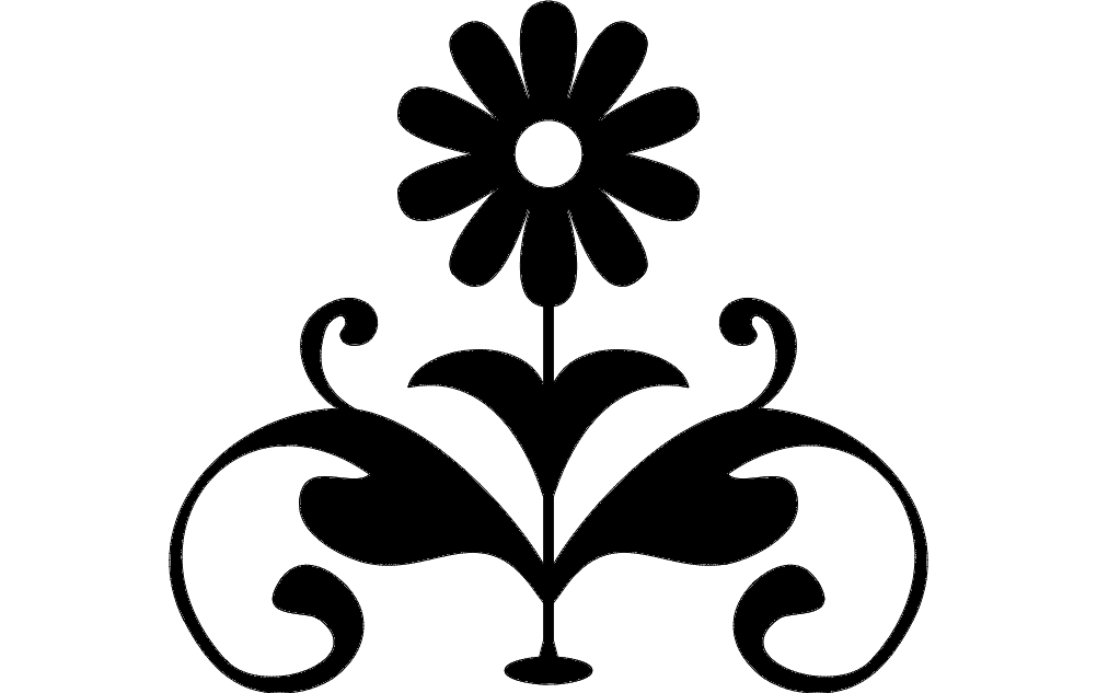 Flower 3 dxf File Free Download 3axis.co