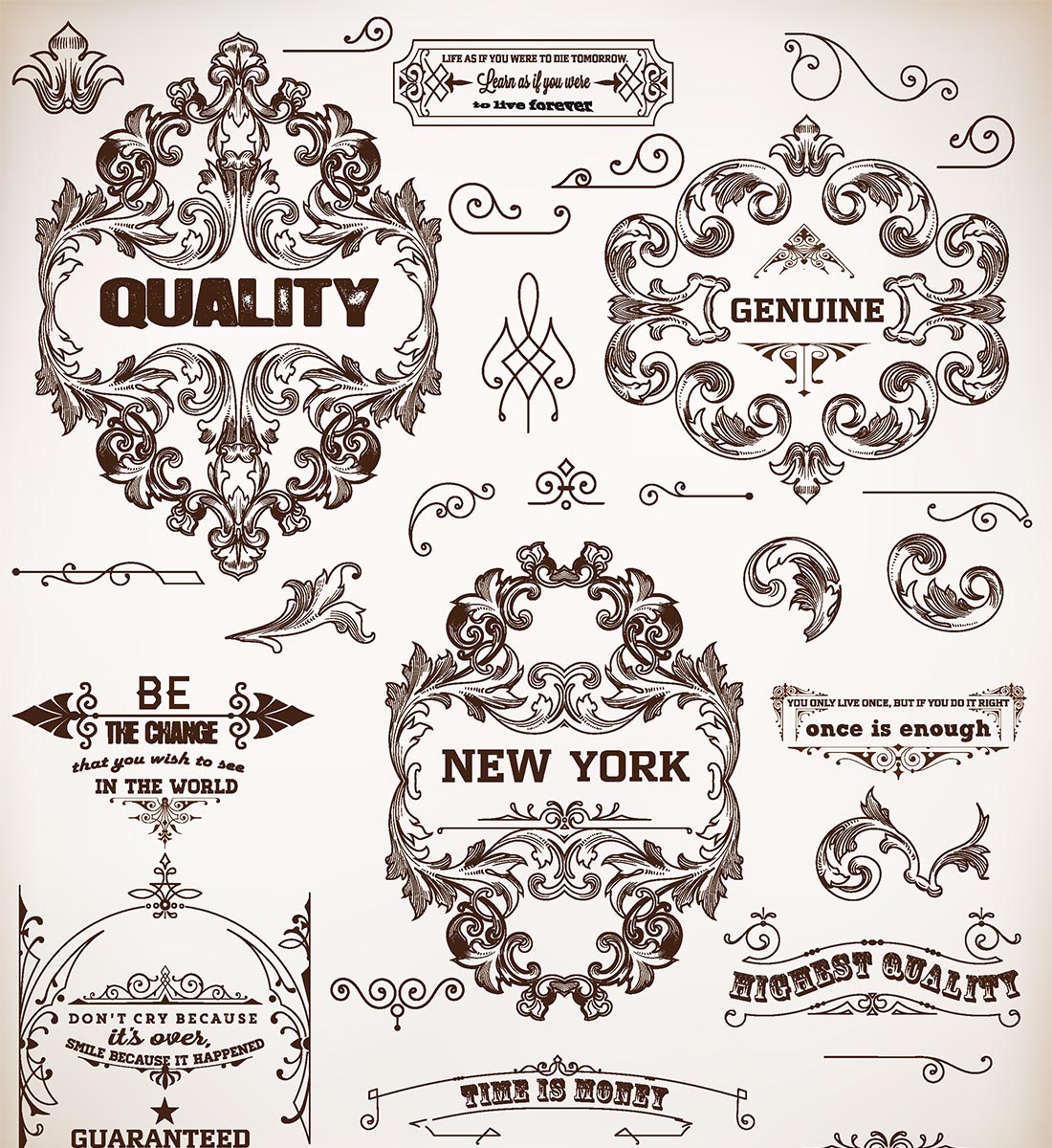 Vintage Floral Vector Free Download