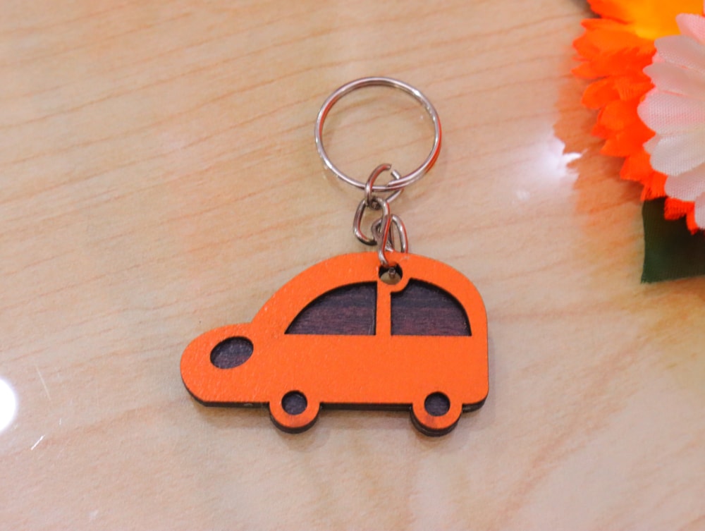 Laser Cut Car Key Ring SVG DXF CDR AI PDF Free Download 3axis.co