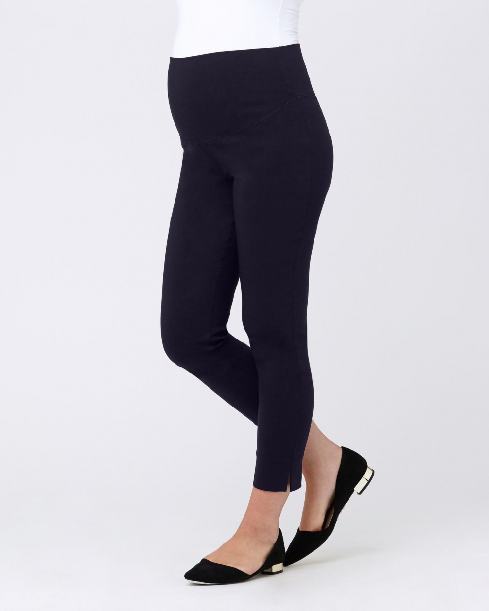 Suzie Maternity Capri Pant Navy 3 Bears