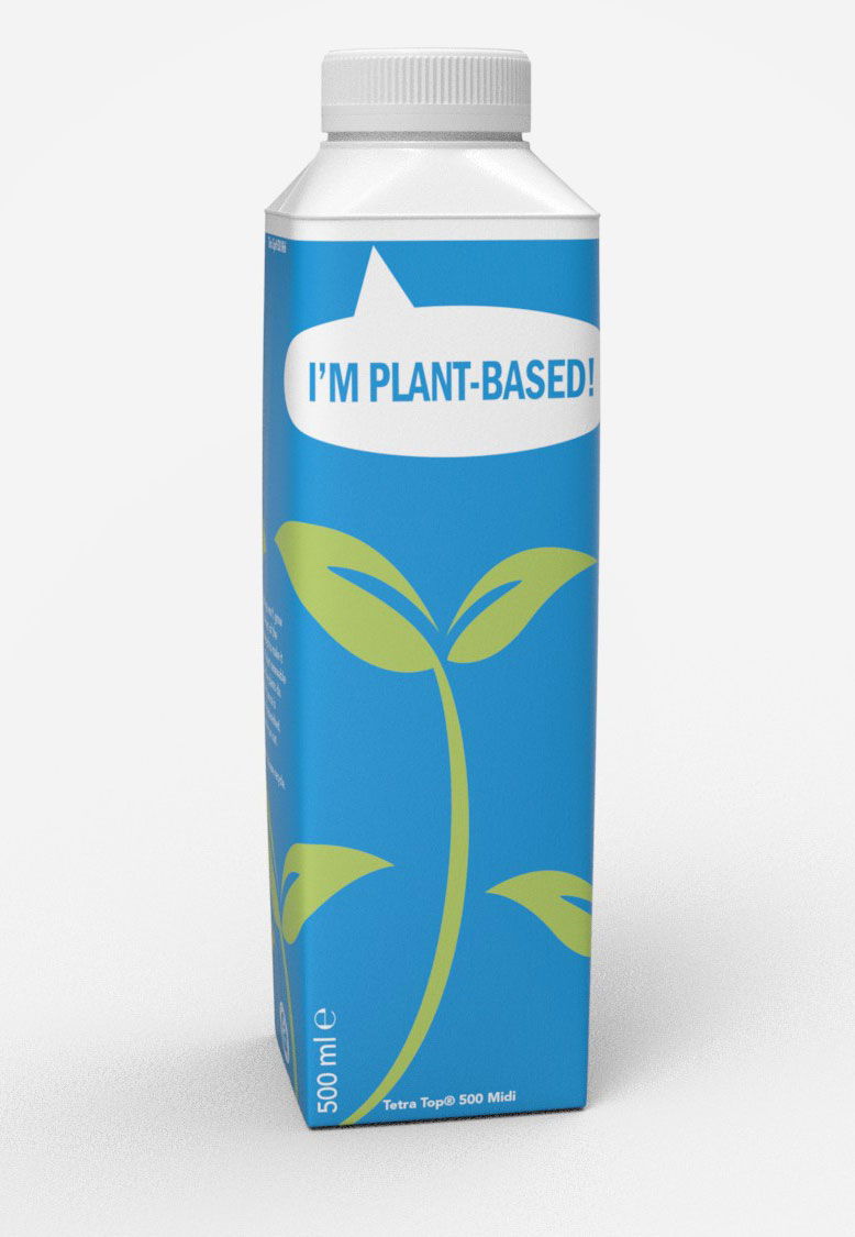First Tetra Top Carton Bottle with Biobased Plastic...