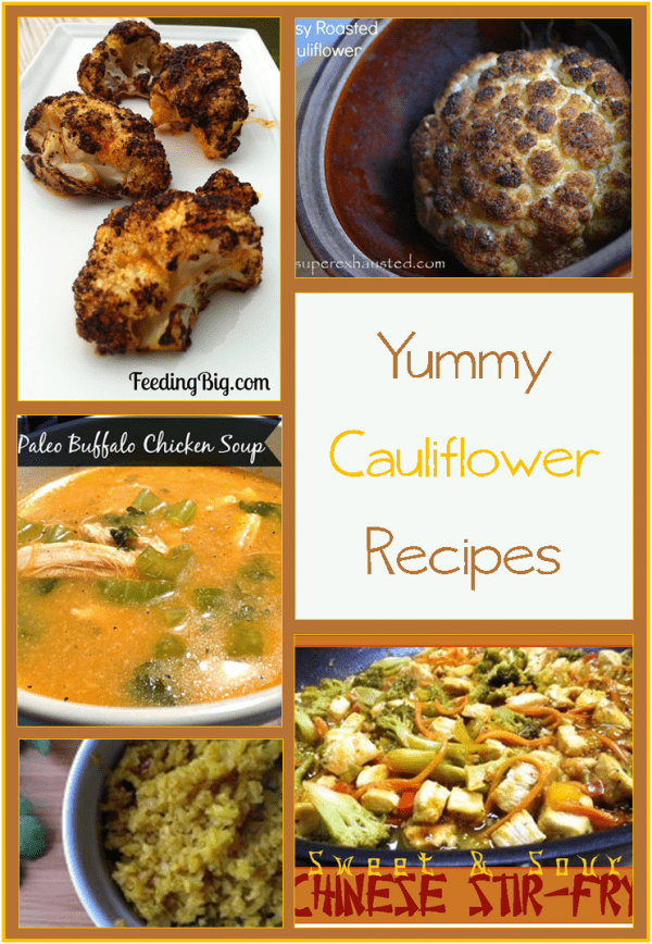 Recipes Using Cauliflower 3 Boys and a Dog