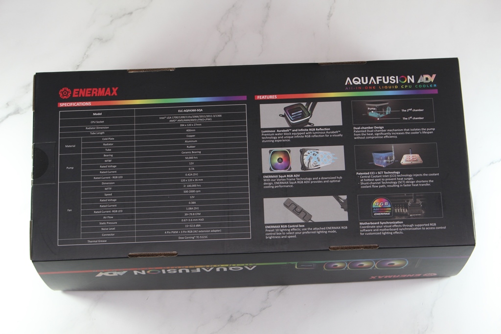 安耐美ENERMAX AQUAFUSION ADV 360 ARGB幻彩晶蝶 特仕版 一體式水冷散熱器-搭配星彩蝠ADV風扇，改版進化再出發 ...
