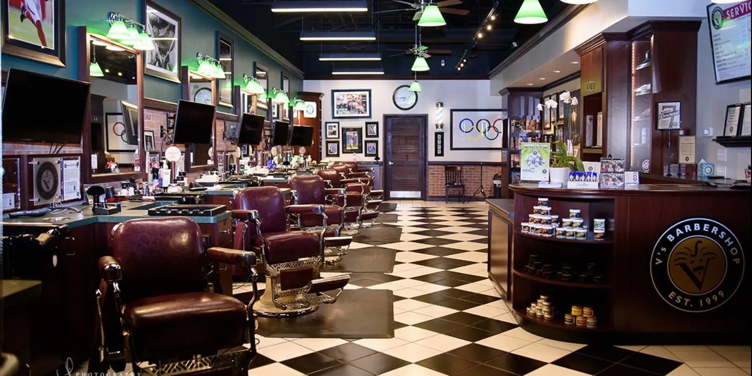 V's Barber Shop 3C Store Fixtures