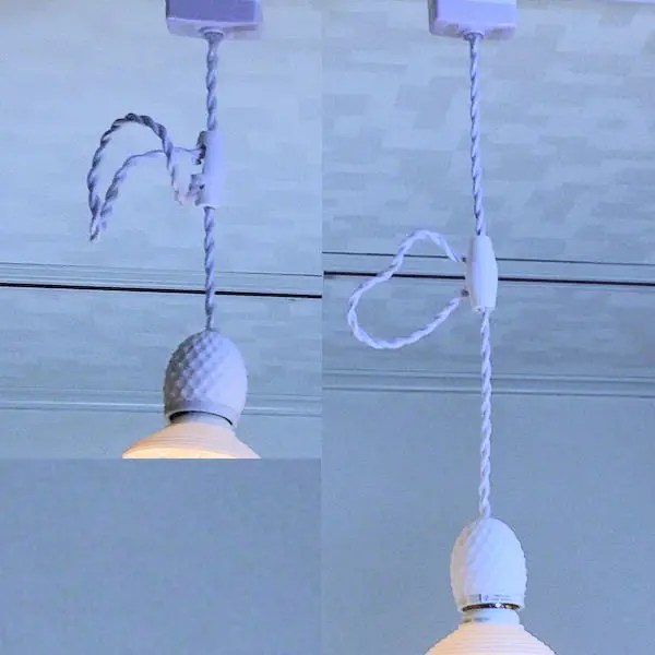 Diyの小ネタ】ペンダントライトのチェーン延長と移設方法 : コモリ夫妻 ペンダントライトのコードを短くする (高さを変える) には? | 3Dデザインランプ｜Dasyn（デイシン）