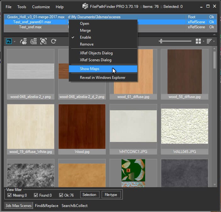 FilePathFinder Asset Tracking Kstudio 3ds Max Plugins & Scripts