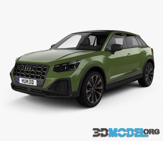 3D Model Audi SQ2 2022 car