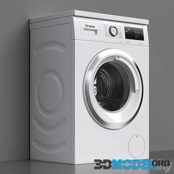 3D Model BOSCH washing machine and dryer