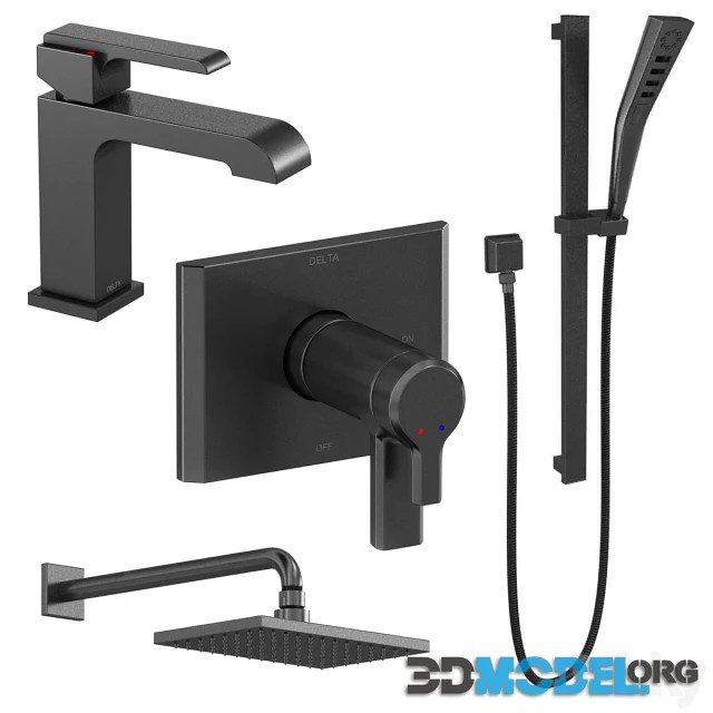 3D Model Delta bath fixtures